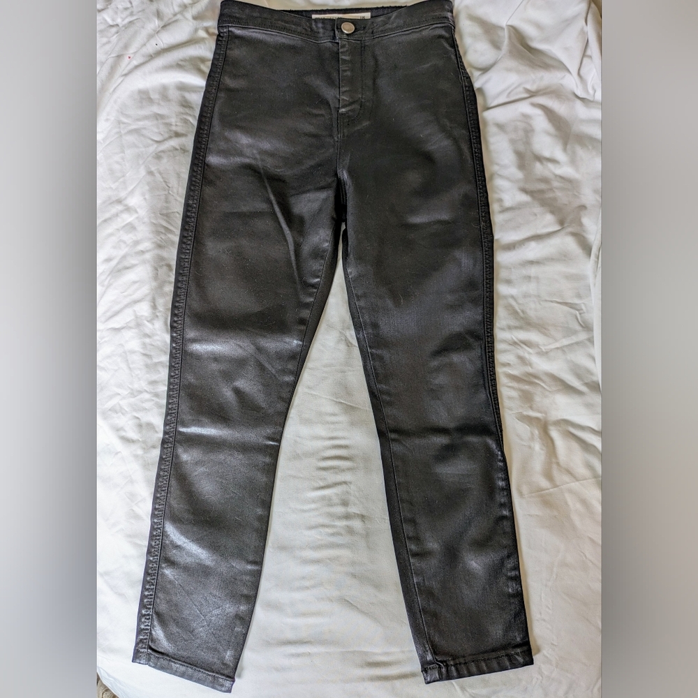 Asos River Island Molly mid rise  skinny jeans in black 25/26